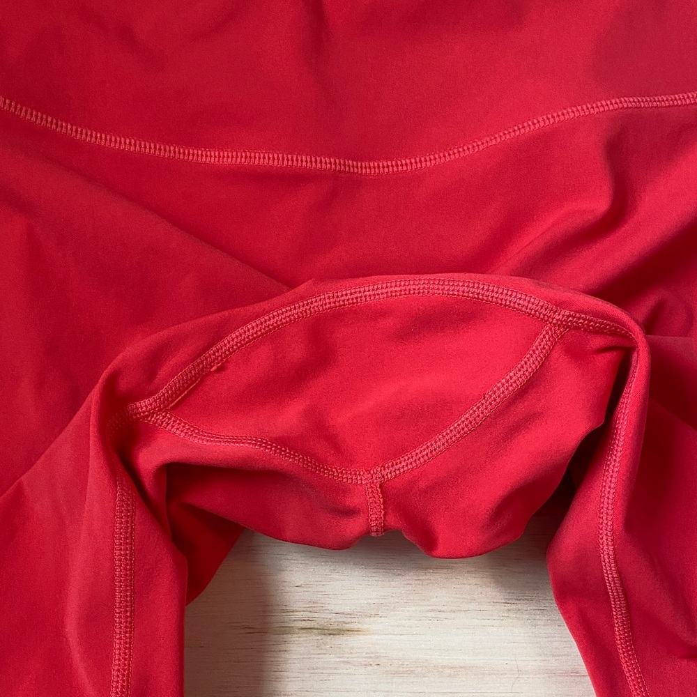 Alphalete Vibrant Red Leggings - Picture 6 of 9
